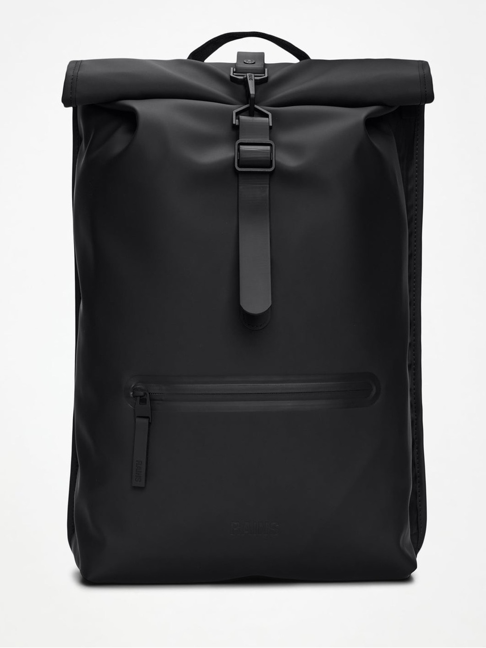 Rains Rolltop Rucksack Waterproof Backpack Black NWT